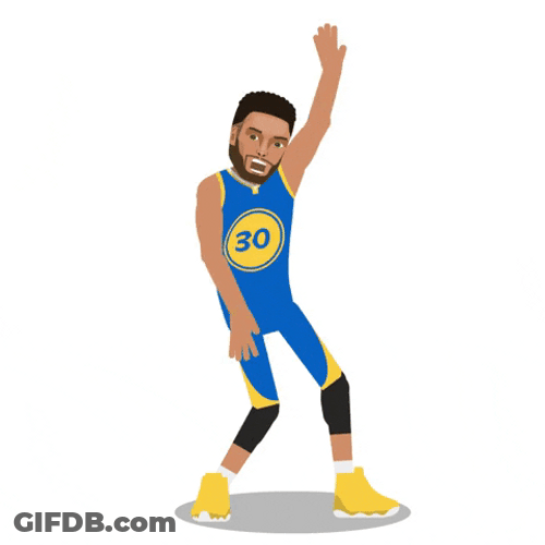 Happy Animated Steph Curry GIF