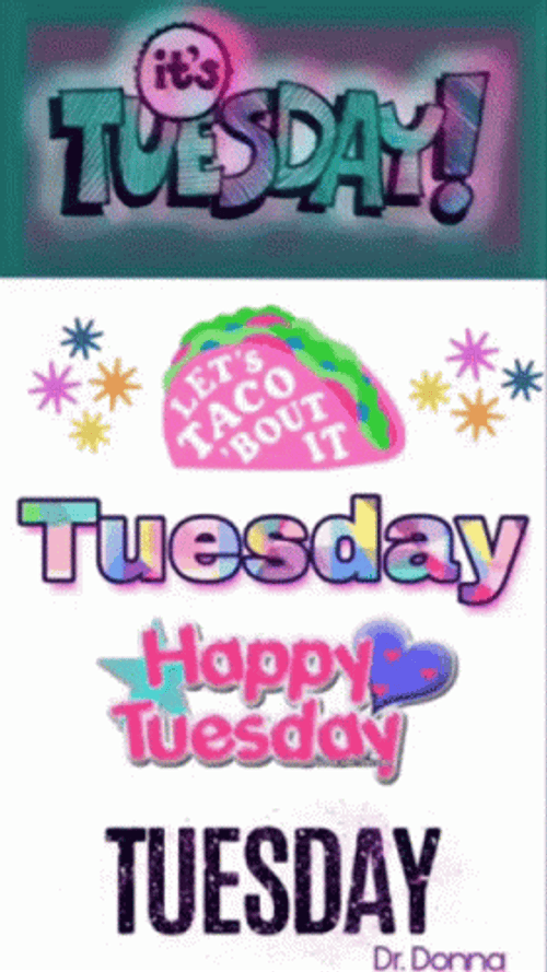 Happy Animated Taco Tuesday GIF