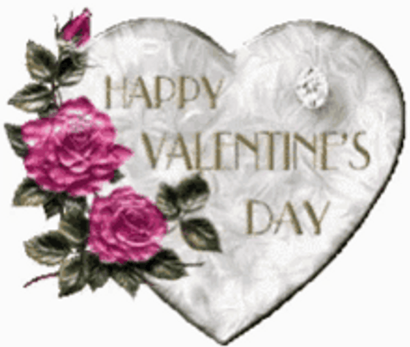 Happy Animated Valentines Day Heart Greetings GIF