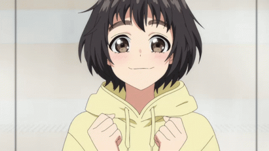 Happy Anime Hiyori Suzumi GIF
