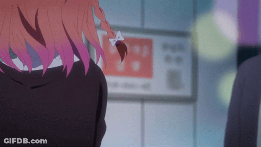 Happy Anime Wave Sumi Sakurasawa GIF