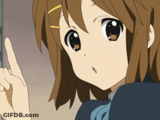 Happy Anime Yui Hirasawa GIF