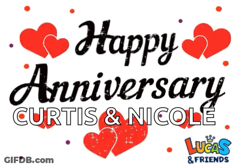 Happy Anniversary Card Curtis And Nicole GIF