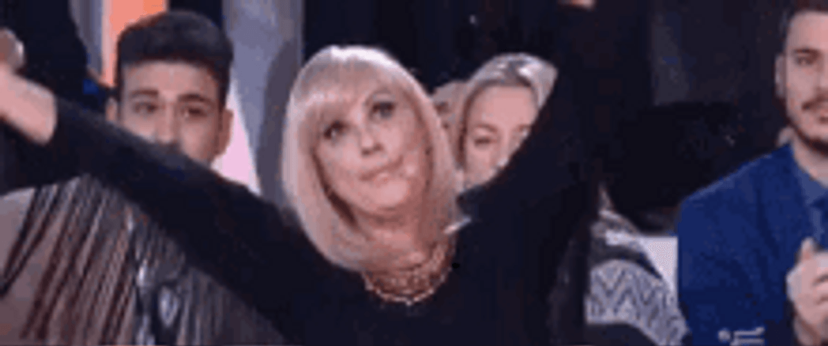 Happy Anniversary Funny Raise Arms Waving GIF