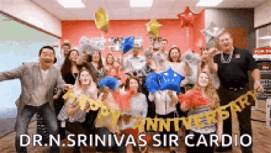 Happy Anniversary Funny Work Party Celebration GIF