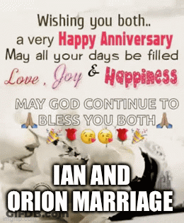 Happy Anniversary Love Joy Happiness God Bless GIF