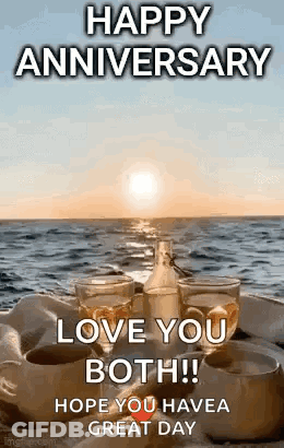 Happy Anniversary Love You Both Great Day GIF