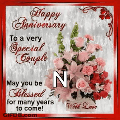 Happy Anniversary Special Couple Love GIF