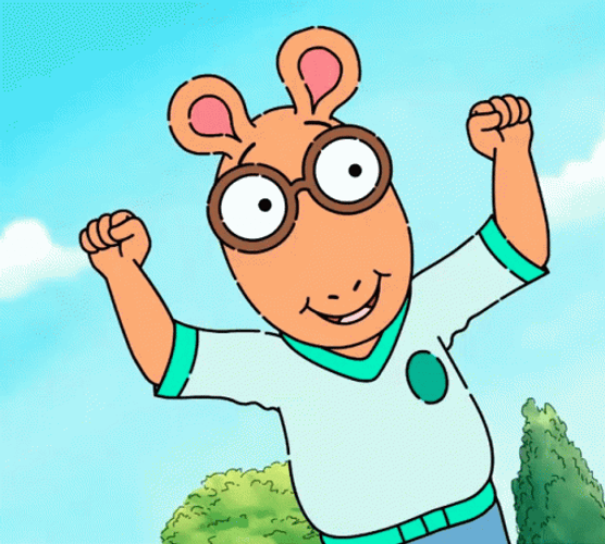 Happy Arthur Read Hooray GIF