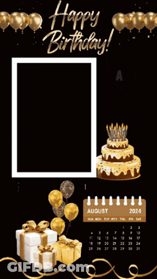 Happy August Birthday Putri Bulan GIF