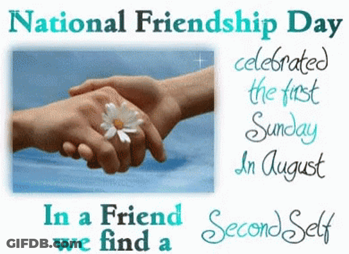 Happy August National Friendship Day GIF