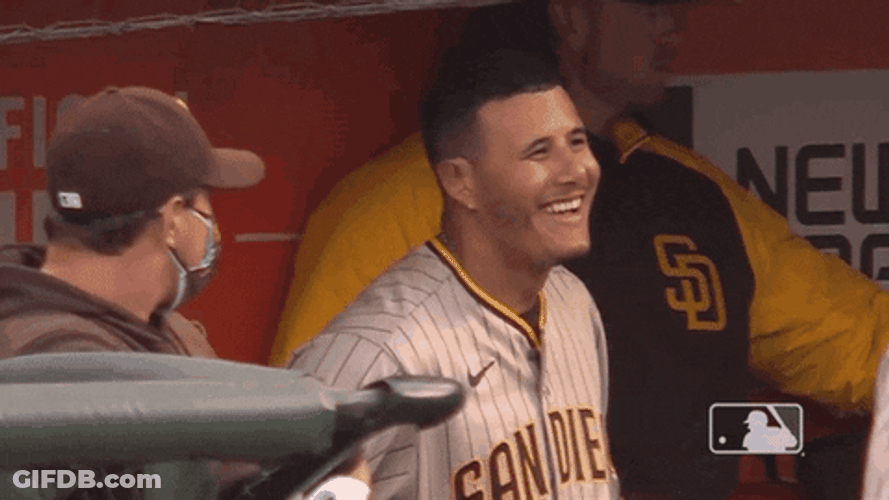 Happy Baseball Player Manny Machado GIF