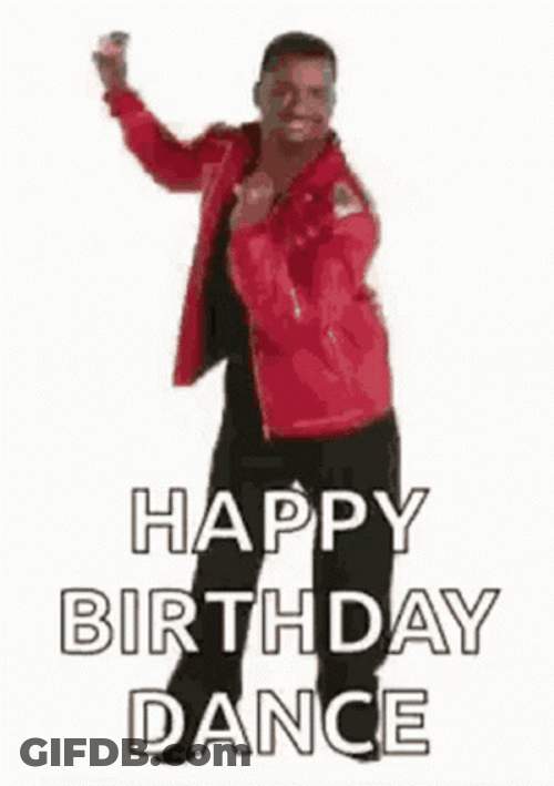 Happy Bday Happy Dancing GIF