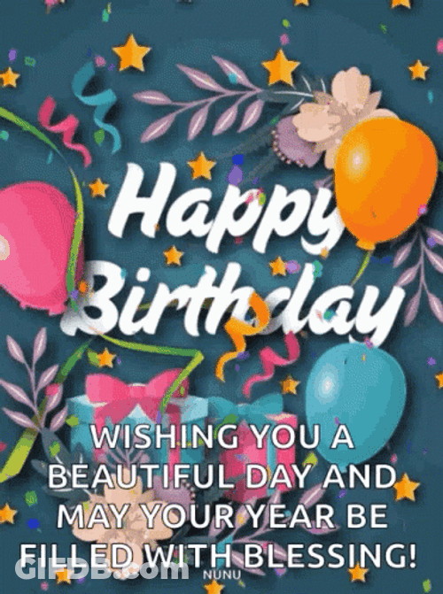 Happy Bday Quotes GIF