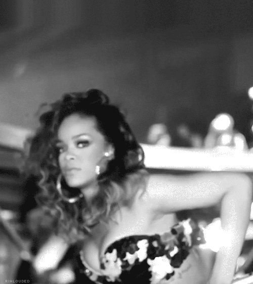 Happy Beautiful Rihanna Scream GIF