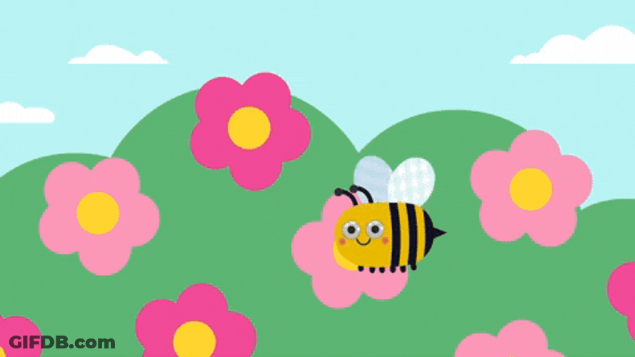 Happy Bee's First Day Of Spring GIF