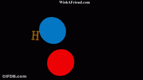 Happy Belated Birthday With Circles GIF