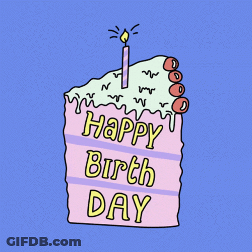 Happy Birth Day Cake GIF