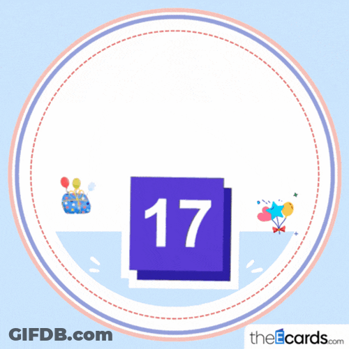 Happy Birthday 17 Theecards GIF