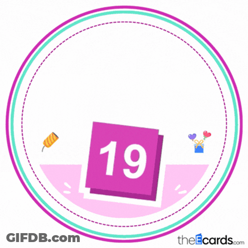 Happy Birthday 19 Happy 19Th Birthday GIF