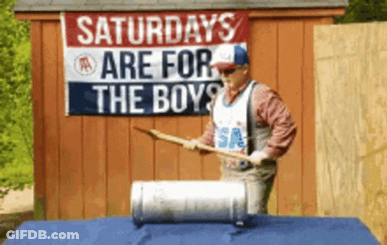 Happy Birthday America Beer Barrel Party GIF