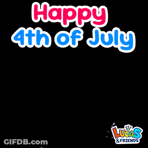 Happy Birthday America Flashing Spectacles GIF