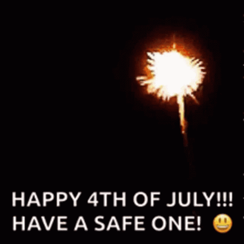 Happy Birthday America Pyrotechnic Show GIF
