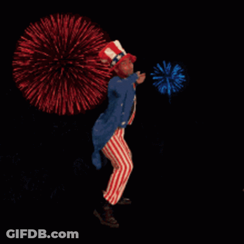 Happy Birthday America Twerk Dance GIF