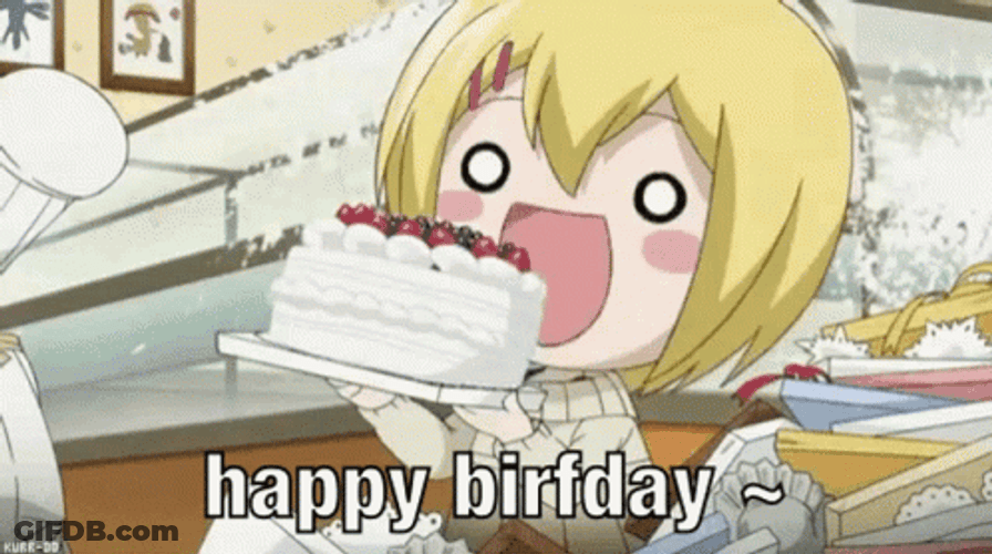 Happy Birthday Anime GIF