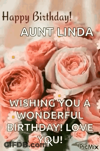 Happy Birthday Aunt Linda GIF