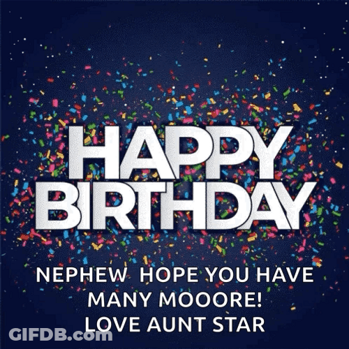 Happy Birthday Aunt Wishes GIF