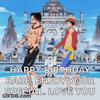 Happy Birthday Babe Enjoy Your Special Love You GIF
