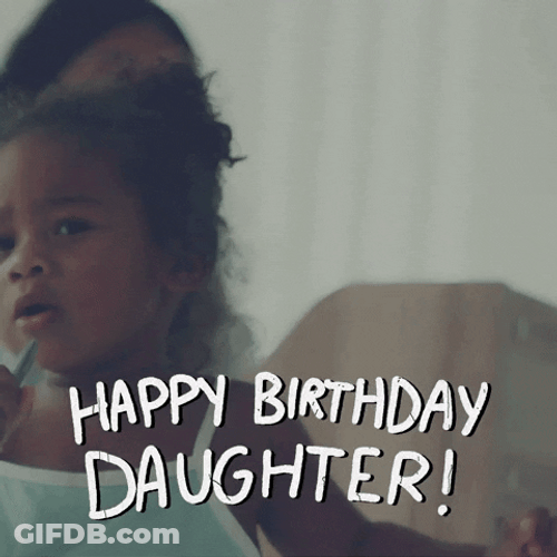 Happy Birthday Baby Daughter Video Clip GIF