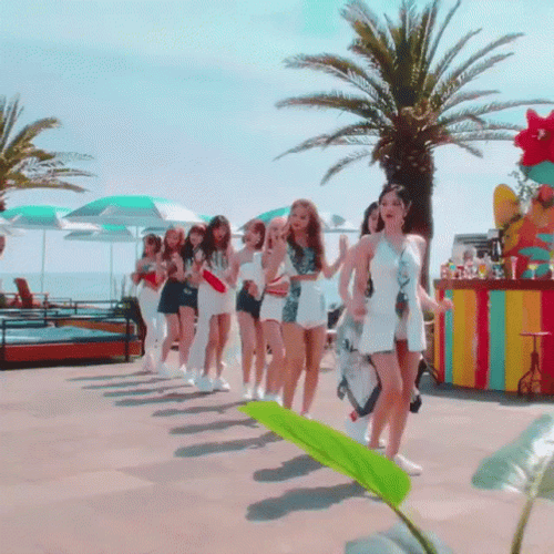 Happy Birthday Beach Alcohol Free MV Twice KPOP GIF
