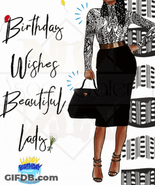 Happy Birthday Beautiful Boss Lady GIF