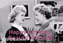 Happy Birthday Beautiful Friend GIF