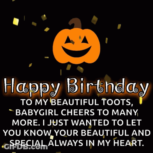 Happy Birthday Beautiful Toots Babygirl Cheers GIF