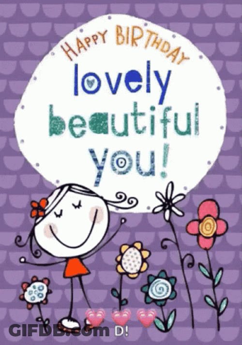 Happy Birthday Beautiful You GIF