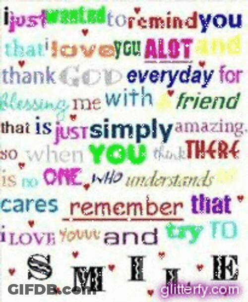Happy Birthday Bestie Sweet Message GIF