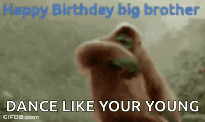 Happy Birthday Big Brother Again GIF