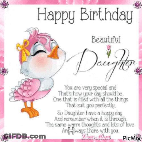 Happy Birthday Bird GIF