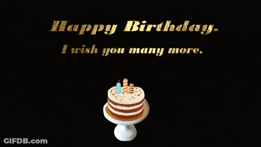 Happy Birthday Birthday Cake GIF