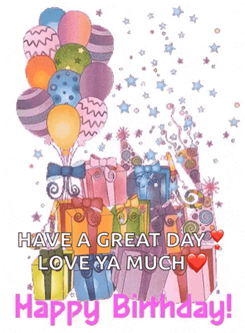 Happy Birthday Blessings Have A Great Day GIF