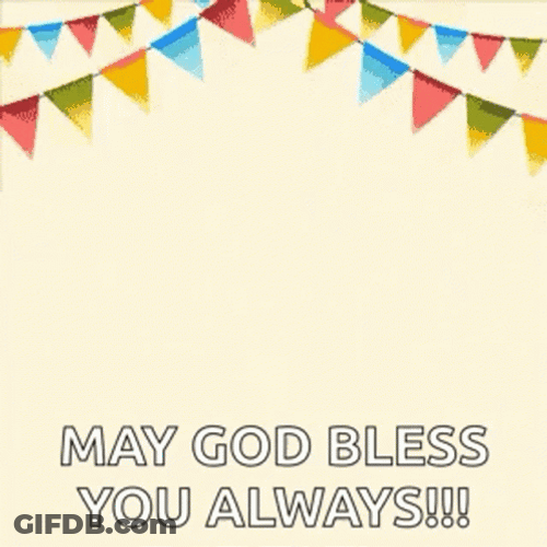 Happy Birthday Blessings GIF