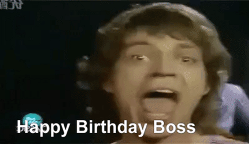 Happy Birthday Boss Panic Attack Mode GIF