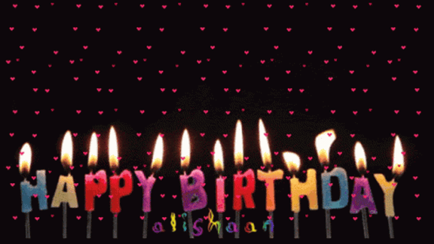 Happy Birthday Bougie GIF