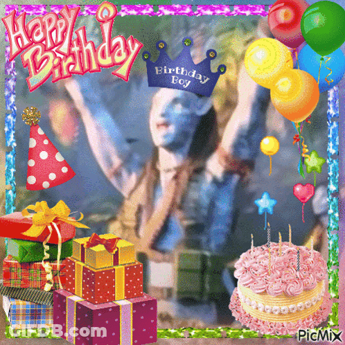 Happy Birthday Boy Wearing Crown GIF