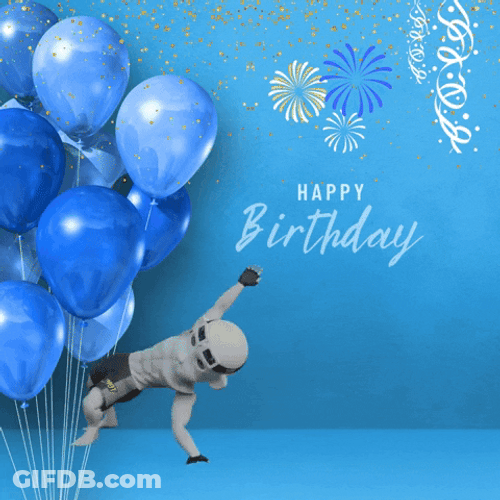 Happy Birthday Bro From Dancing Alien GIF