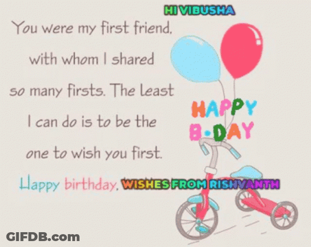 Happy Birthday Bro Long Message GIF