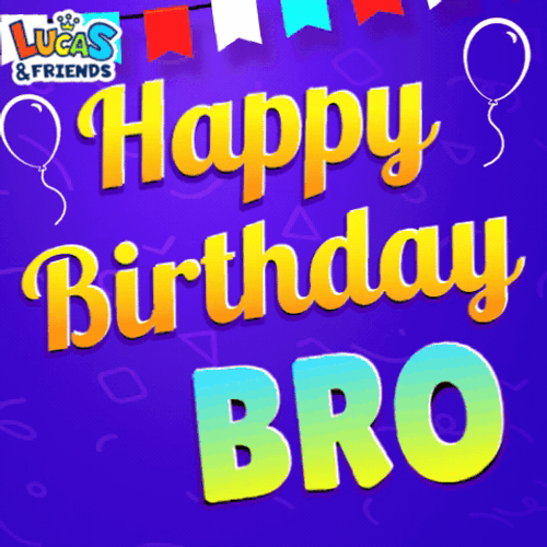 Happy Birthday Brother In Law Confetti Cannon GIF